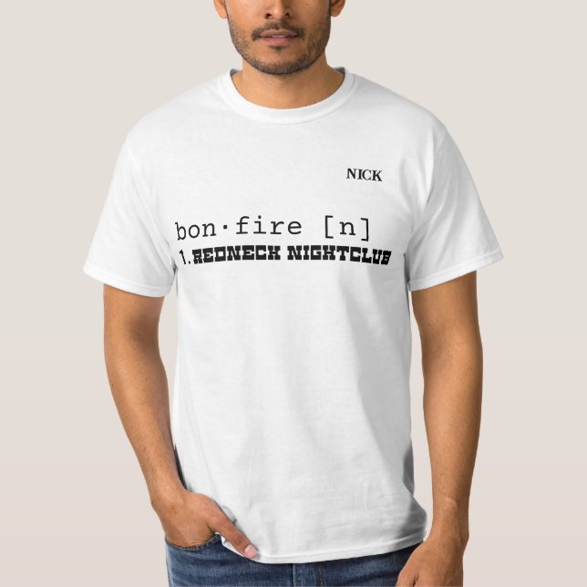 "Bön Fire" individuell einstellbar T-Shirt (Vorderseite)