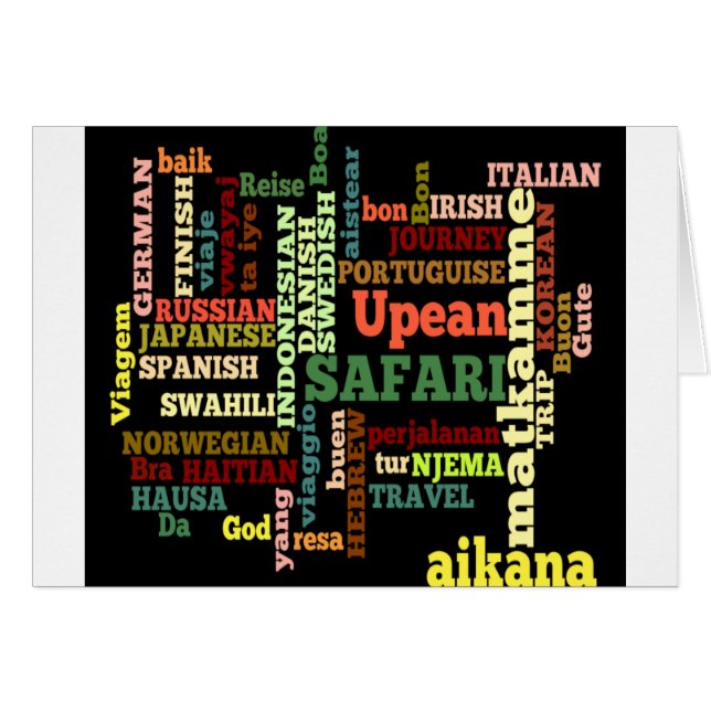 Bon Italian Irish Safari Hapanese Voyage (Vorderseite (Horizontal))