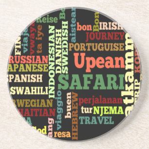 Bon Italian Irish Safari Hapanese Voyage Getränkeuntersetzer