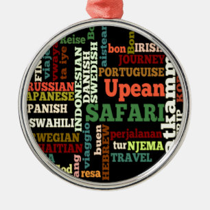 Bon Italian Irish Safari Hapanese Voyage Silbernes Ornament