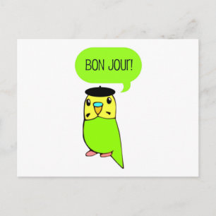Bon Jour! Postkarte