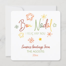 Bon Nadal i feliç any nou, katalanische Weihnachts