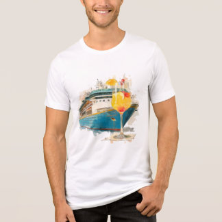 Bön-Reise: Kreuzfahrtschiff-Flucht Tri-Blend Shirt