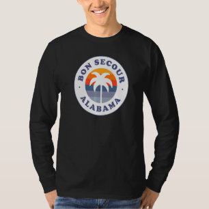 Bon Secour Beach Alabama Al Golf Küste Souvenir Va T-Shirt