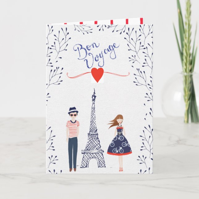 Bon Voyage Card Karte (Vorderseite)