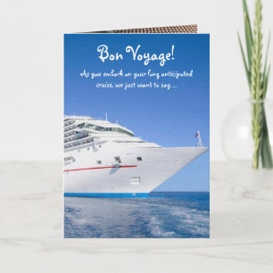 Bon Voyage Cruise Karte