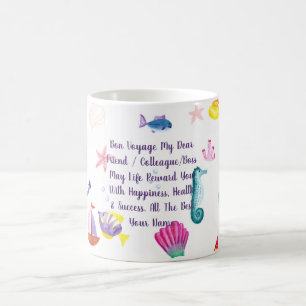 Bon Voyage Geschenk Personalisiertes Meer Kreation Kaffeetasse