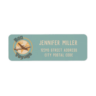 Bon Voyage Lassen Sie uns das Weltdesign bereisen