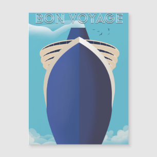 Bon Voyage Magnetkarte