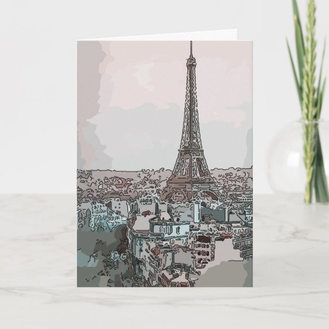 Bon Voyage, Paris Travel Card Karte (Vorderseite)