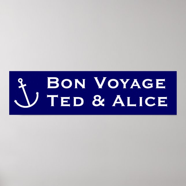 Bon Voyage Poster (Vorne)