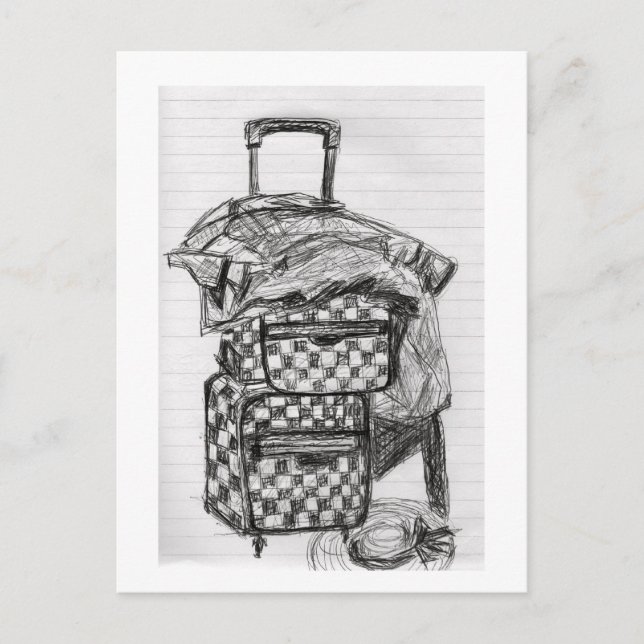 BON VOYAGE POSTKARTE (Vorderseite)