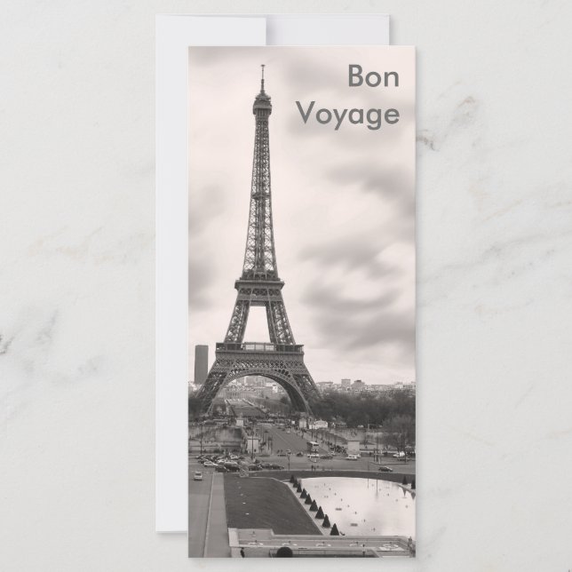 Bon Voyage Rack Card (Vorderseite)