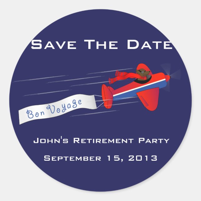 Bon Voyage Sticker (Vorderseite)
