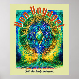 Bön Voyage Tree of the World Poster