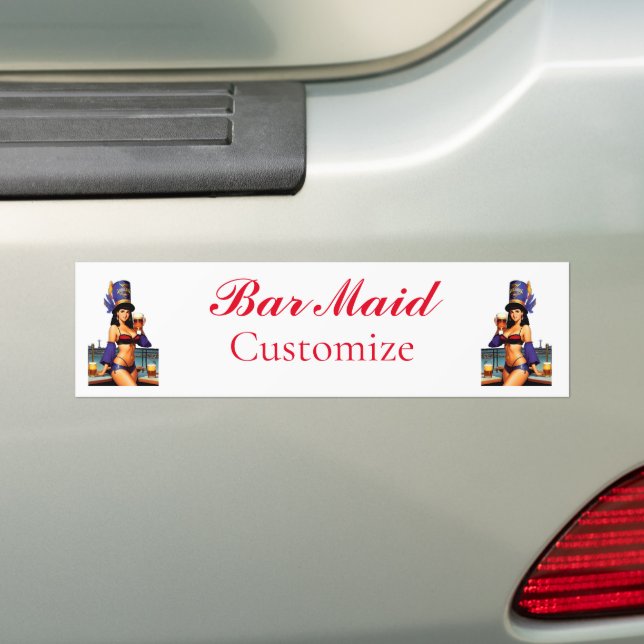 Bonafide Bar Maid Thunder_Cove Autoaufkleber (Auf Auto)