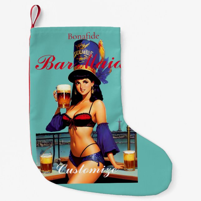 Bonafide Bar Maid Thunder_Cove Kleiner Weihnachtsstrumpf (Vorderseite)