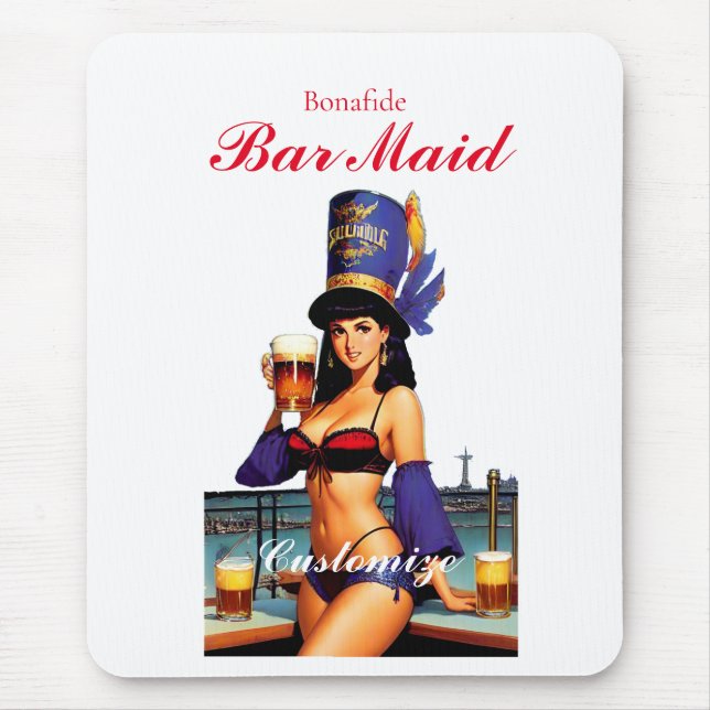 Bonafide Bar Maid Thunder_Cove Mousepad (Vorne)