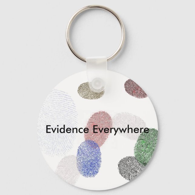 Bonafide Verdacht "Evidence Everywhere"-Schlüssela Schlüsselanhänger (Vorderseite)