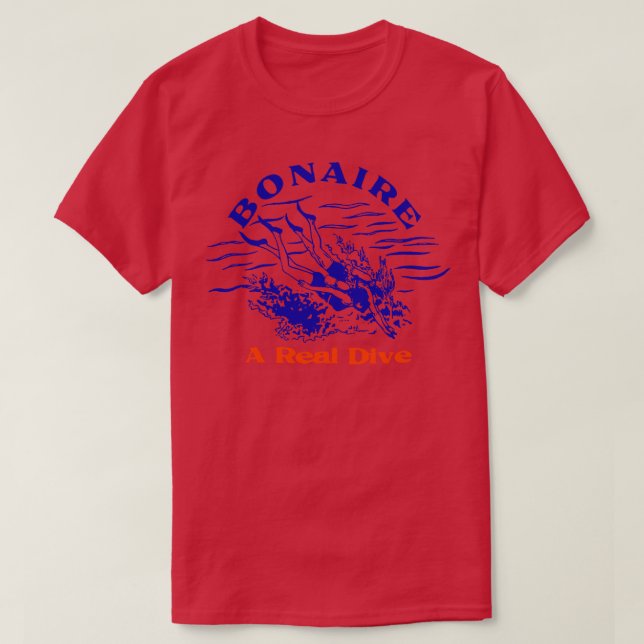 Bonaire Diving Vintag T-Shirt (Design vorne)
