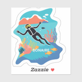 Bonaire eine glückliche Insel Aufkleber