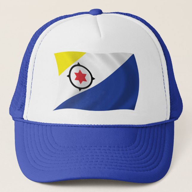 Bonaire Flag Hat Truckerkappe (Vorderseite)