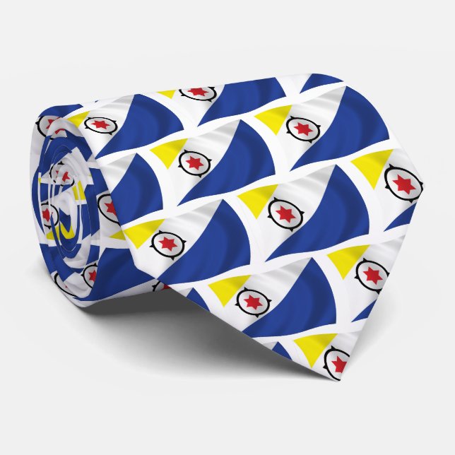 Bonaire Flag Krawatte (Gerollt)