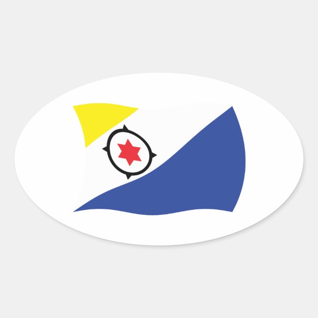 Bonaire Flag Sticker (Vorderseite)