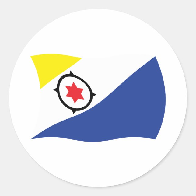 Bonaire Flag Sticker (Vorderseite)