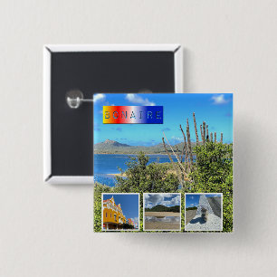 Bonaire Foto Collage Karte Button