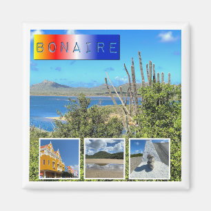 Bonaire Foto Collage Magnet