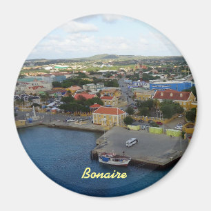 Bonaire-Hafen-Ansicht Magnet