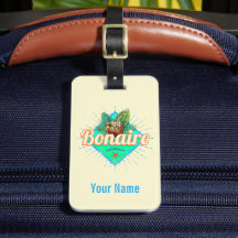 Bonaire Karibik Retro Urlaub Vintage Insel