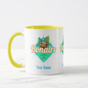 Bonaire Karibik Retro Urlaub Vintage Insel Tasse