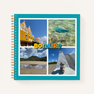 Bonaire Landschaftliche FotoCollage Notizbuch