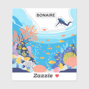 Bonaire Naturwunderland Aufkleber