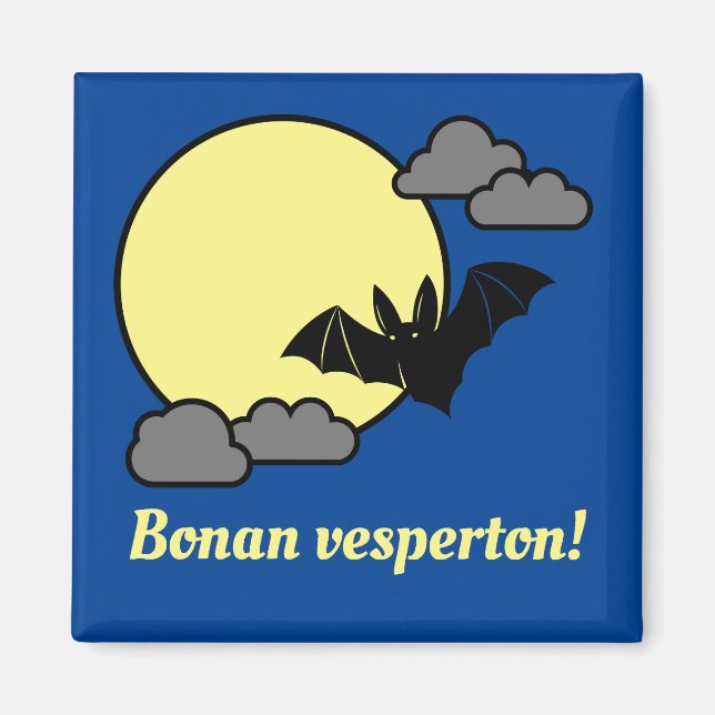 Bonan vesperton! magnet (Vorne)