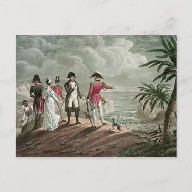 Bonaparte auf St. Helena Postkarte (Vorderseite)