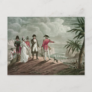 Bonaparte auf St. Helena Postkarte