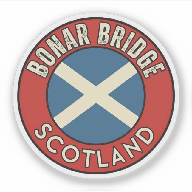 Bonar Bridge, Schottland Aufkleber (Vorderseite)