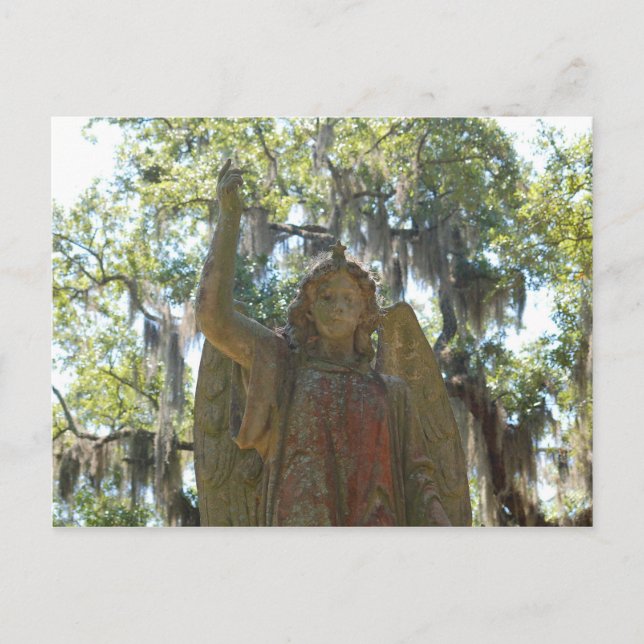 Bonaventure Friedhof, Savannah GA Postkarte (Vorderseite)