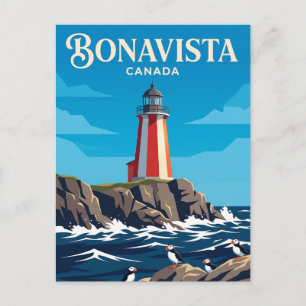 Bonavista Leuchtturm Kanada Postkarte
