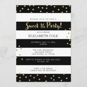 Bonbon 16 Geburtstags-Party Einladungen