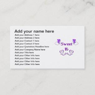 Bonbon 16 visitenkarte