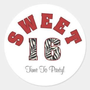 Bonbon 16, Zeit zum Party! Aufkleber