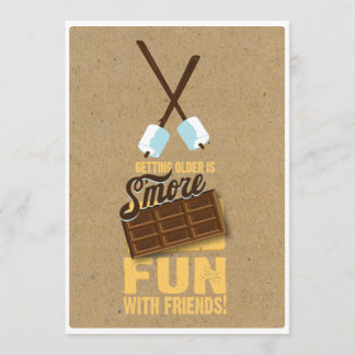 Bonbon-50. Geburtstags-Feuer-Einladungen Einladung