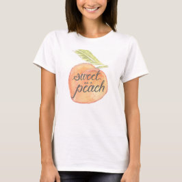 Bonbon als Pfirsich-Shirt T-Shirt