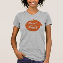 Bonbon als Pfirsich T-Shirt