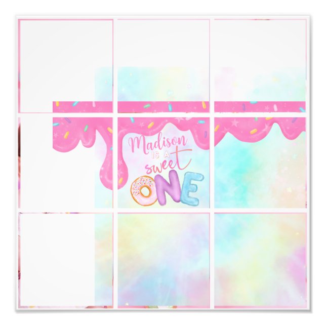 Bonbon mit mehreren Fotos Fotodruck (Vorne)