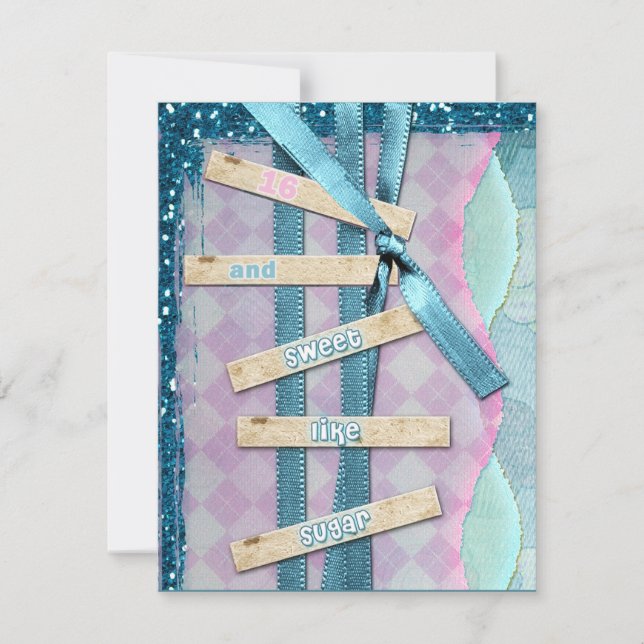 Bonbon mögen Party Einladungen des Zuckerbonbon-16 (Vorderseite)